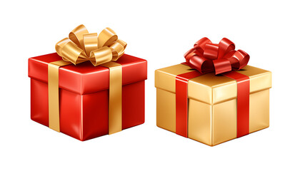 Fototapeta premium Gift box transparent background 