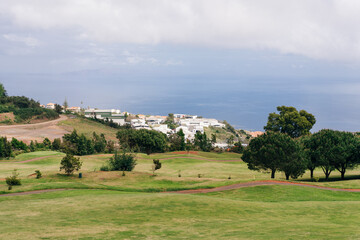 landscape of the Palheiro Ferreiro golf course, Funchal, Madeira Island, Portugal