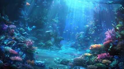 underwater sea wallpaper