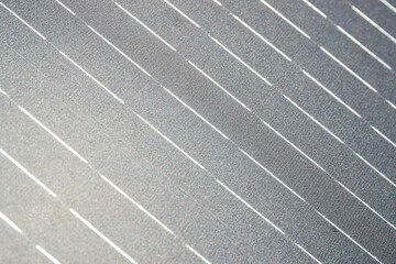 Solar panel in operation on a sunny day
