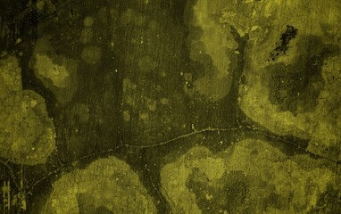 Bright Yellow Concrete Wall Background, Yellow halftone spotted background, Abstract yellow watercolor background texture