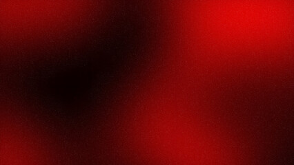 Abstract Red Grainy Gradient Background, Dark to Light, Noise Texture, Vintage Banner Design