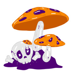 Spooky-Halloween_Skull-Mushrooms