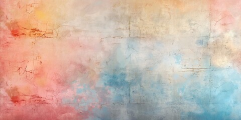Vintage Grunge Background with Colorful Distressed Texture for Artistic and Creative Designs