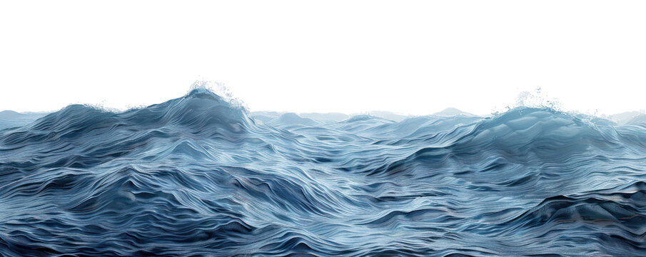 Majestic ocean waves rise dramatically, capturing the beauty and power of nature's water in motion.
