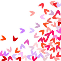 Symbol of love. Copy space.