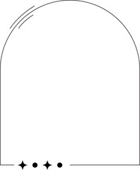 Monoline Minimalist Frame