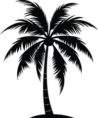 Palm tree silhouette