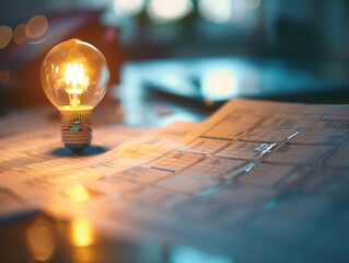 Hasselblad style macro shot of an energy bill with highlighted variable charges, emphasizing fluctuating prices