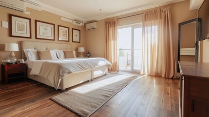 Spacious Bedroom with Natural Light