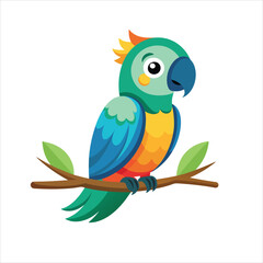 Cute Parrot cartoon collection