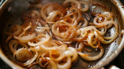 Caramelizing onions slowly over low heat, intensifying their sweetness and flavor.