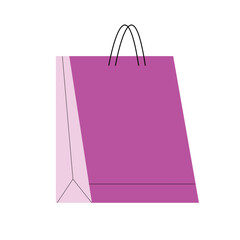 pink shopping bag