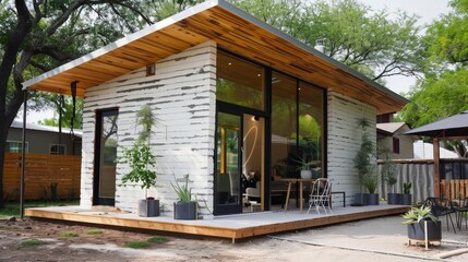 Describe the community impact of a 3D-printed affordable housing project.