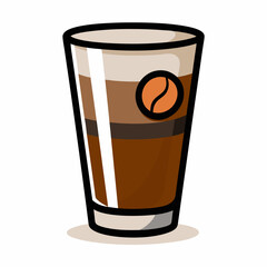coffee Silhouette Vector Illustration