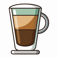 coffee Silhouette Vector Illustration