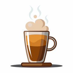 coffee Silhouette Vector Illustration