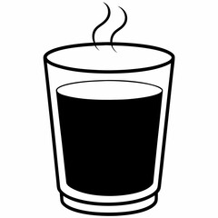 coffee Silhouette Vector Illustration