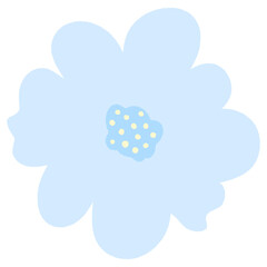 blue flower floral blossom