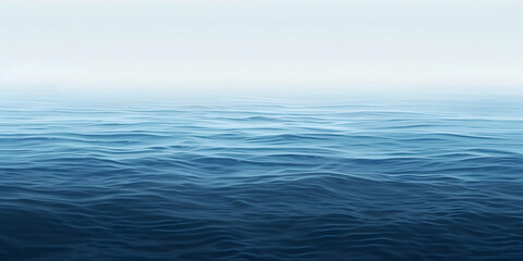 Obraz premium Smooth Transition Blue Gradient Monochrome Abstract Design