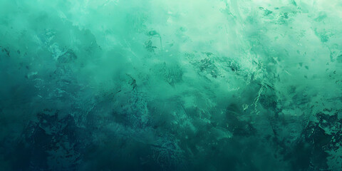 Obraz premium Abstract Background with Smooth Green Teal Gradient