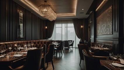 Reserved restaurant with classy lifestyle vibe