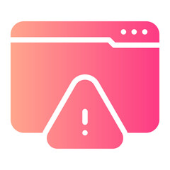 error gradient icon
