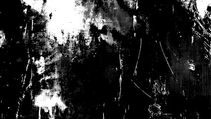 Transparent vector grunge ink abstract dirty poster background texture overlay. Place artwork over any image to make distressed effect