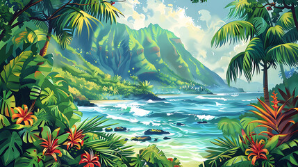 Vibrant Aloha State Celebration Image