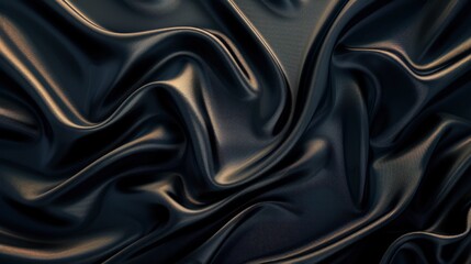 Fototapeta premium abstract background luxury cloth or liquid wave or wavy folds of grunge silk texture satin velvet material or luxurious Christmas background or elegant wallpaper design, background, generative ai