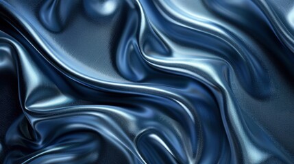 Fototapeta premium abstract background luxury cloth or liquid wave or wavy folds of grunge silk texture satin velvet material or luxurious Christmas background or elegant wallpaper design, background, generative ai