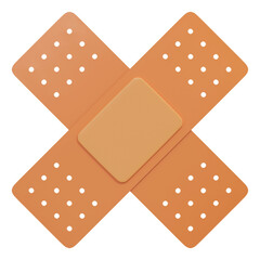 bandage 3d medical icon illustration
