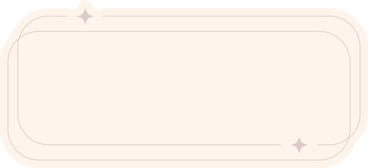 Minimalist y2k frame