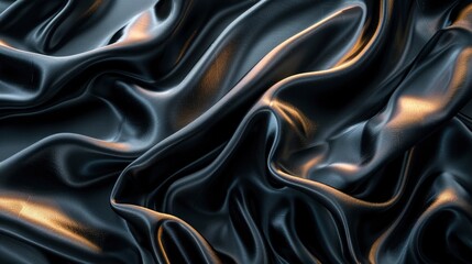 Fototapeta premium abstract background luxury cloth or liquid wave or wavy folds of grunge silk texture satin velvet material or luxurious Christmas background or elegant wallpaper design, background, ai