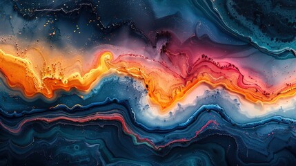 Mesmerizing Agate Geode Landscape