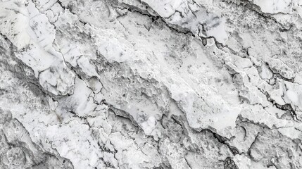 Fototapeta premium Texture and seamless background of white granite stone , generative ai