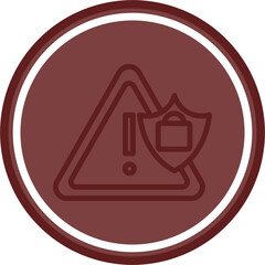 Valuation Methods Vector Line Double Circle Maroon