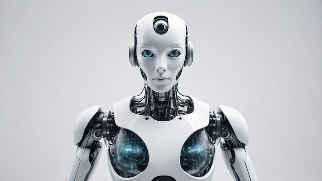 Robot in the process of self-learning and self-growth. - Powered by Adobe