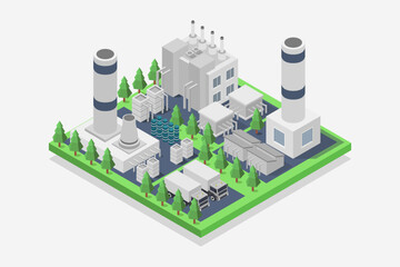 Factory isometric