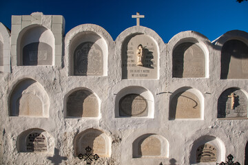 Obraz premium Catholic Cemetery in Aznalcazar, Seville, Andalusia, Spain