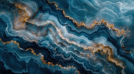Mesmerizing Agate Waves: An Ethereal Journey Through Nature's Artistry