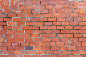 Background of old brick wall pattern texture.