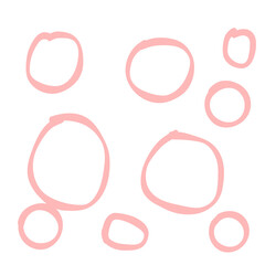baby card dot circle pink