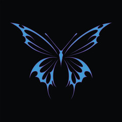 Neo tribal y2k gothic style tattoo. Cyber sigilism heart design. Vector isolated