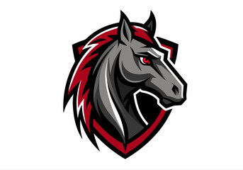 animal, black, defense, design, elegance, elegant, face, graphic, guard, head, horse, horse logo, icon, illustration, logo, luxurious, luxury, mascot, protect, secure, security, shield, stallion,