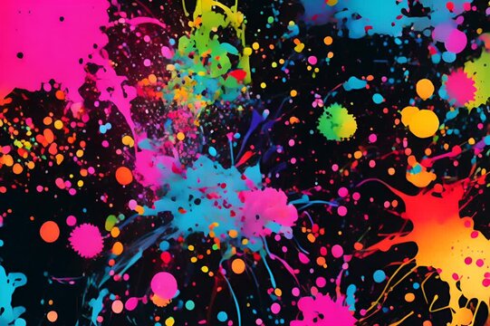 color bright on dark background