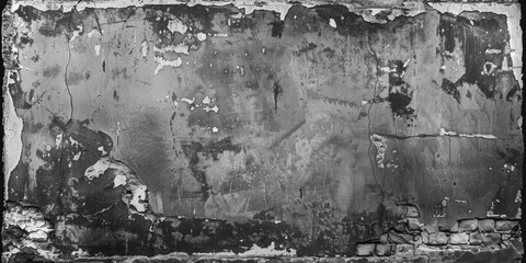 A close-up shot of a worn-out wall with flaking paint