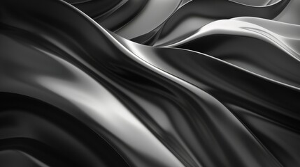 A modern texture with waves reminiscent of silk fabric. Abstract stains on a dark background.