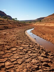 desert road in park