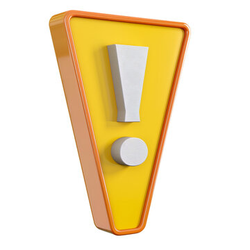 recommend clip art: 3d warning sign with exclamation mark clip art